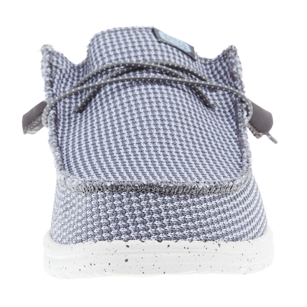 Hey Dude Mens Grey Wally Sport Mesh Casual