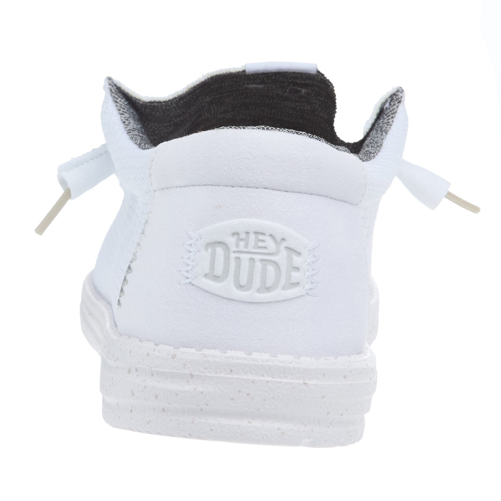Hey Dude Men's Wally Sport Mesh White Casual Shoe