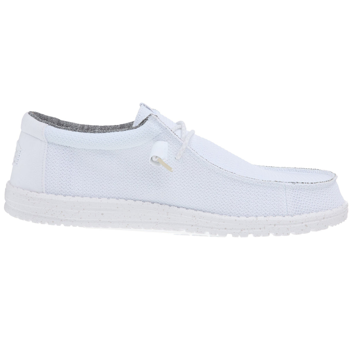Hey Dude Men's Wally Sport Mesh White Casual Shoe