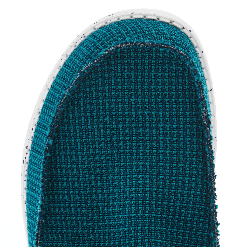 Hey Dude Mens Teal Wally Sport Casual