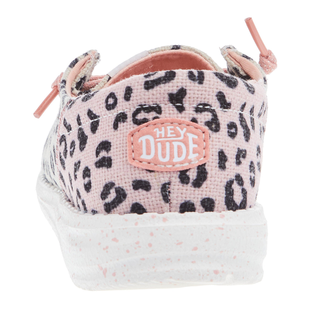 Hey Dude Youth Wendy Funk Leo Cream and Pink Casual Shoe