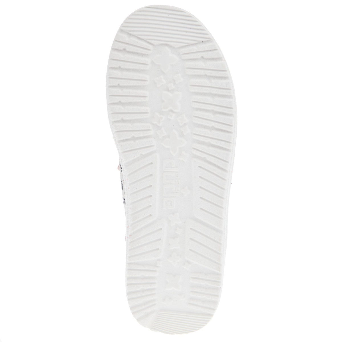 Hey Dude Youth Wendy Funk Leo Cream and Pink Casual Shoe