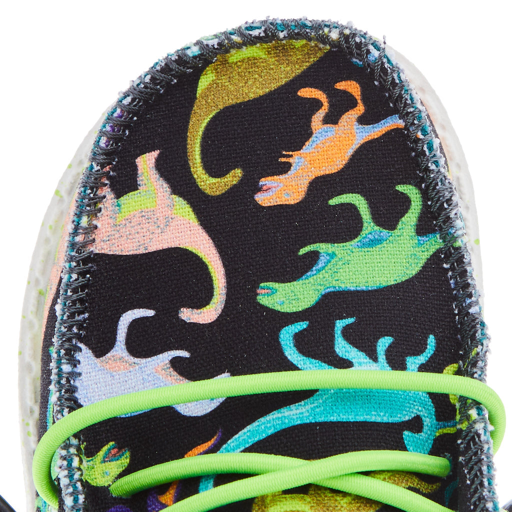 Hey Dude Toddler Wally Dino Lime and Black Casual Shoe