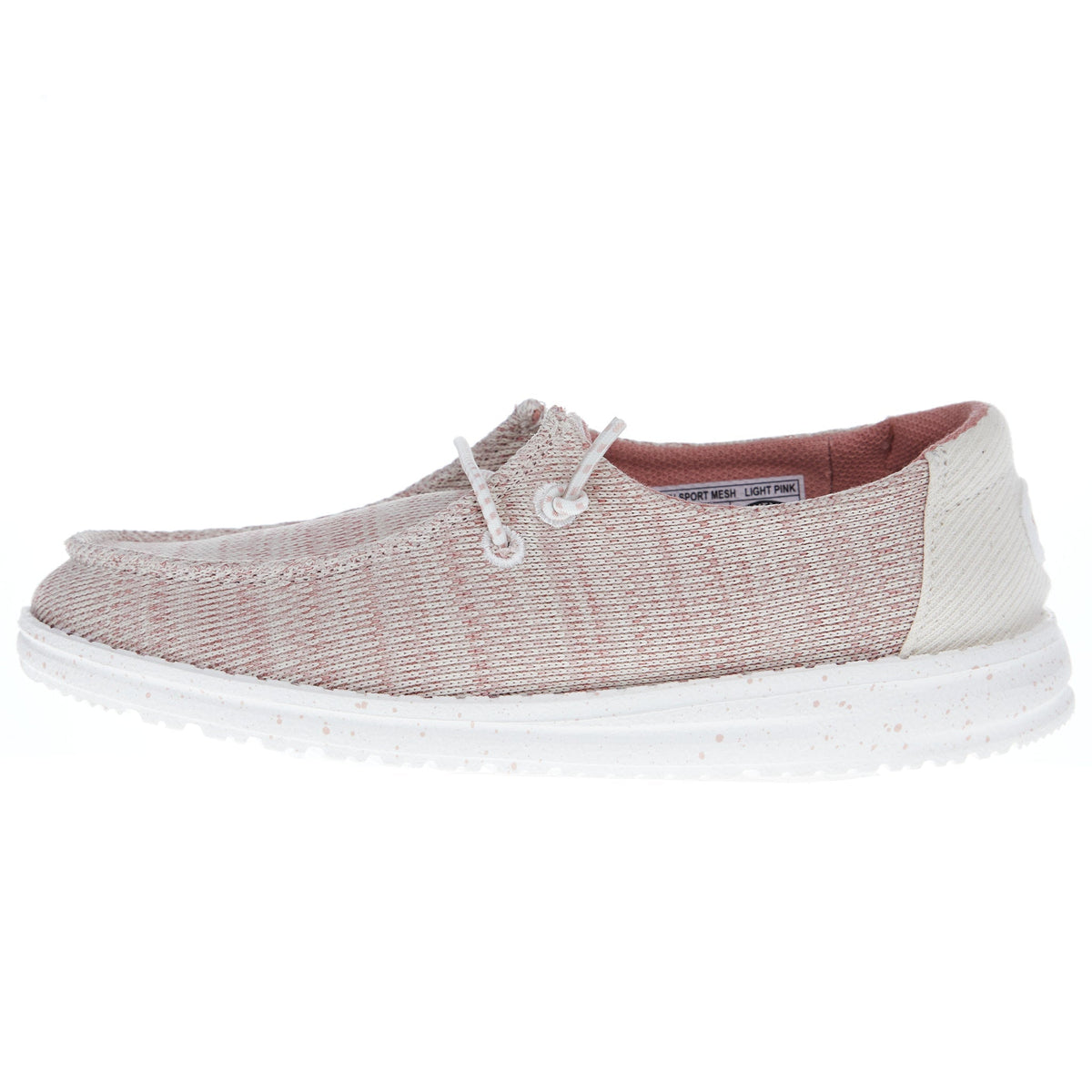 Hey Dude Youth Wendy Sport Mesh Light Pink Casual Shoe