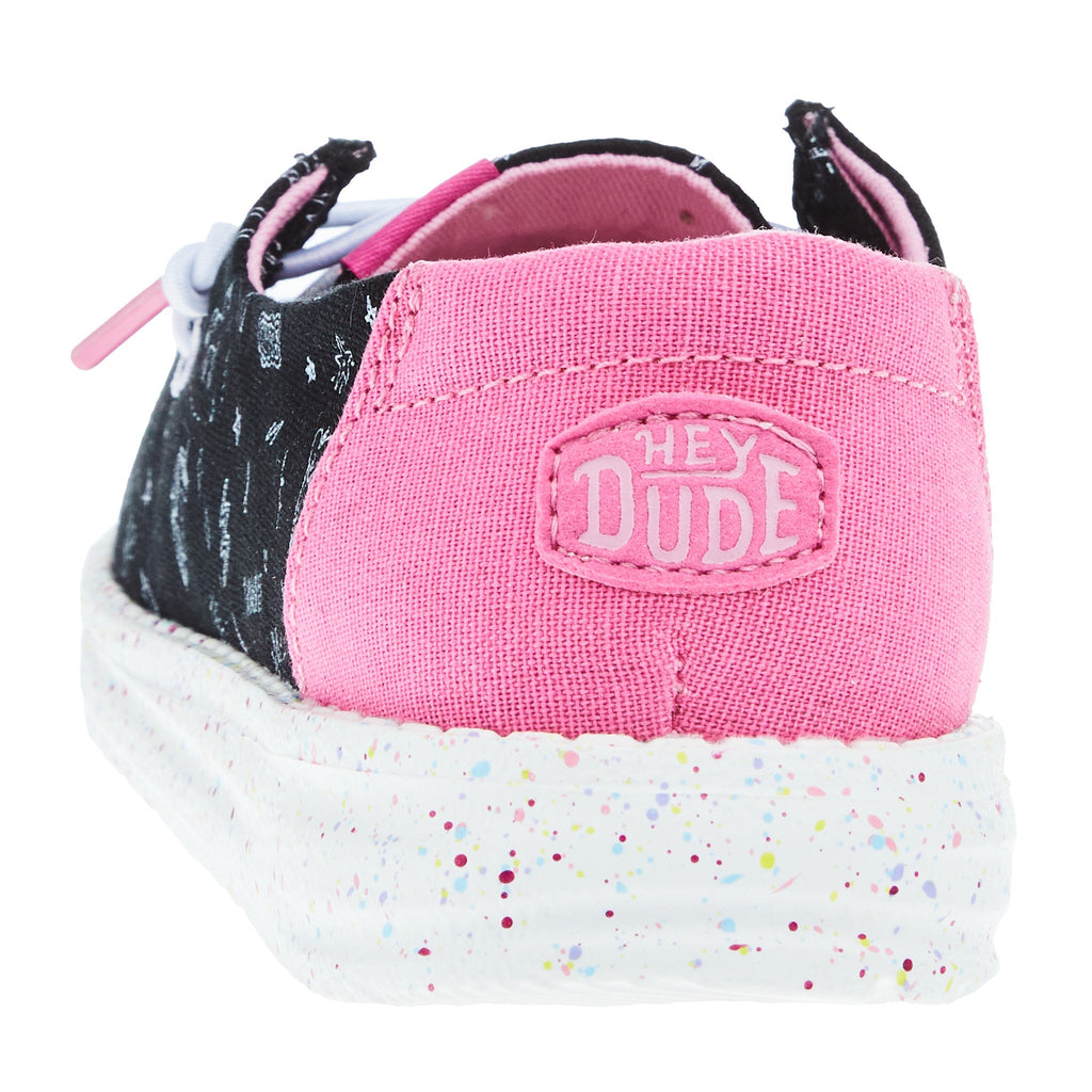 Hey Dude Youth Wendy Unicorn Black Casual Shoe