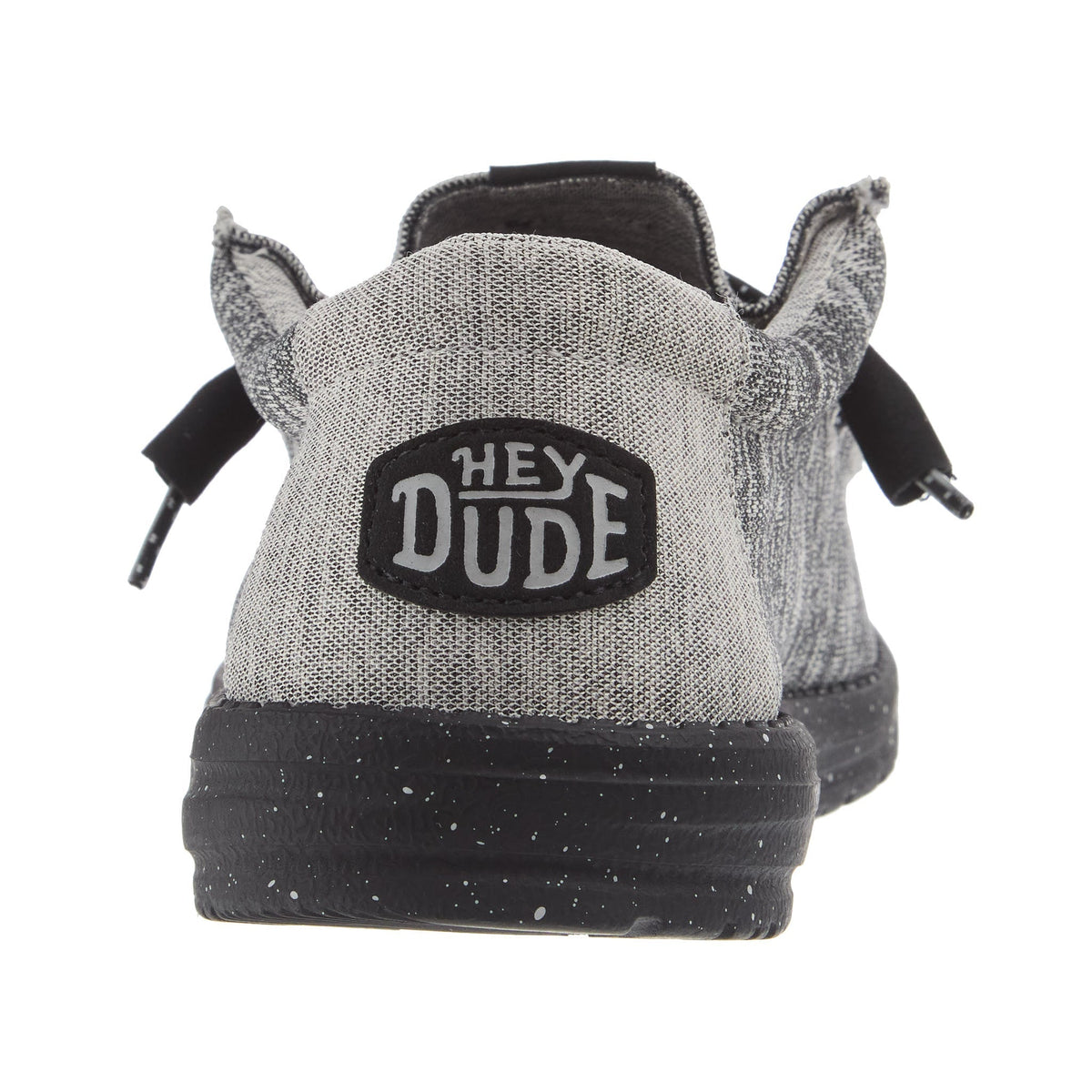 Hey Dude Mens Dark Grey Wally Sport Knit Casual Shoe