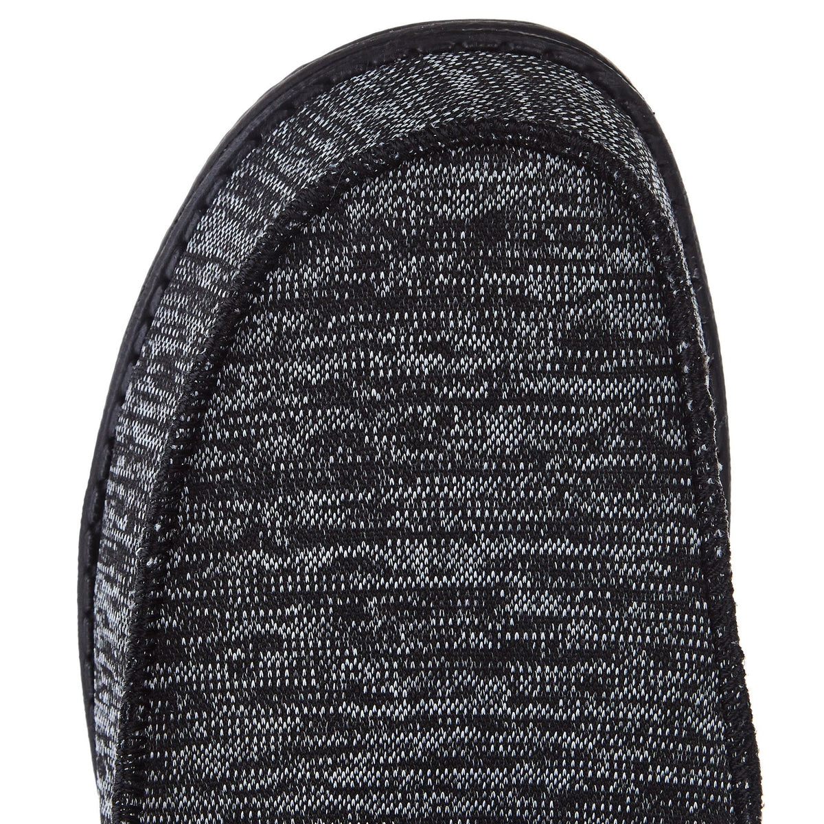 Hey Dude Mens Black/Black Wally Sport Knit Casual