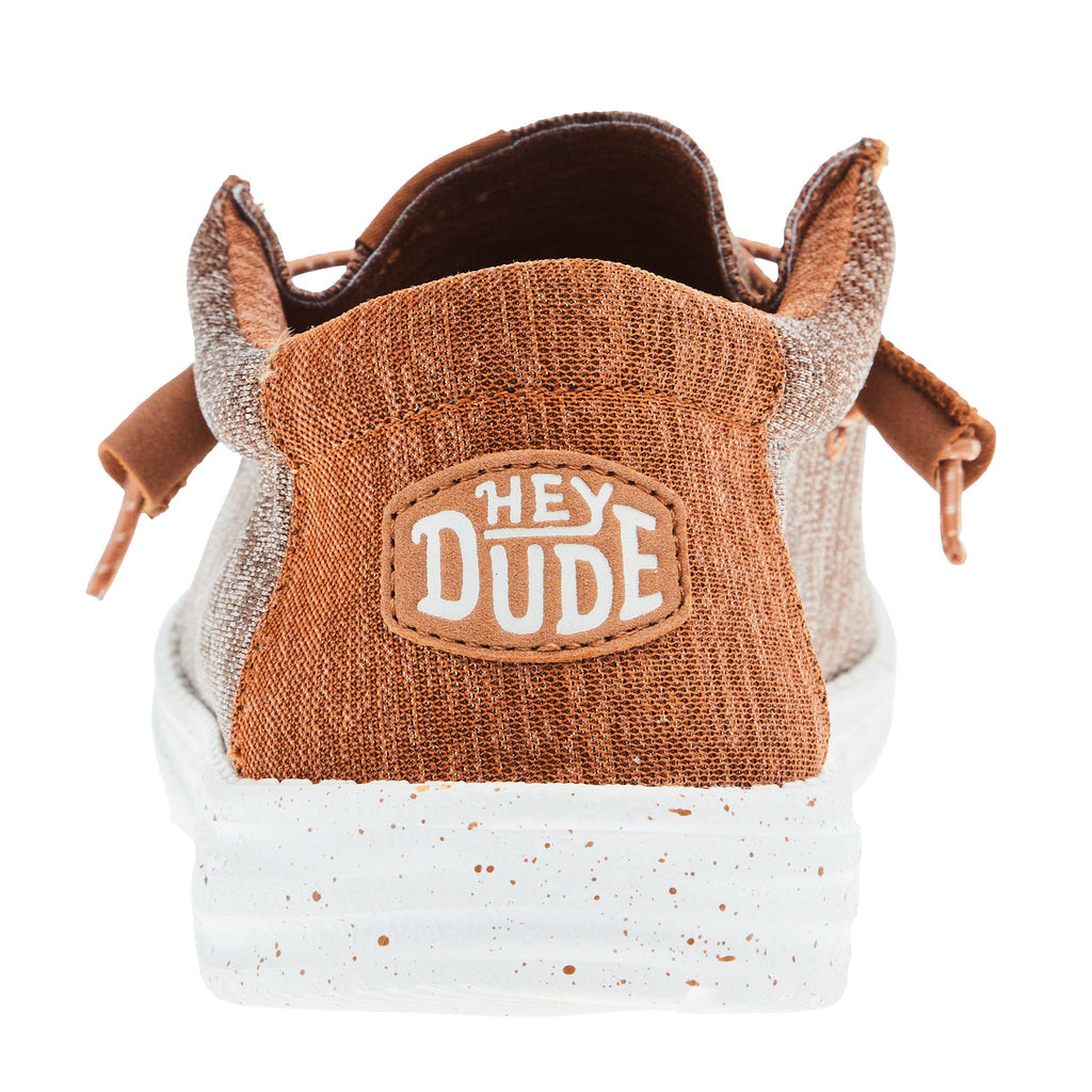 Hey Dude Mens Brown Wally Sport Knit Casual