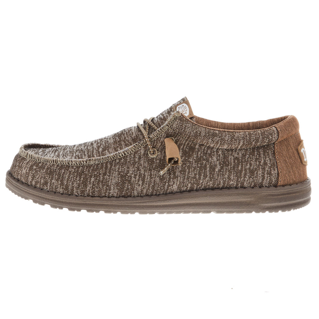Hey Dude Mens Tan Wally Sport Knit Casual