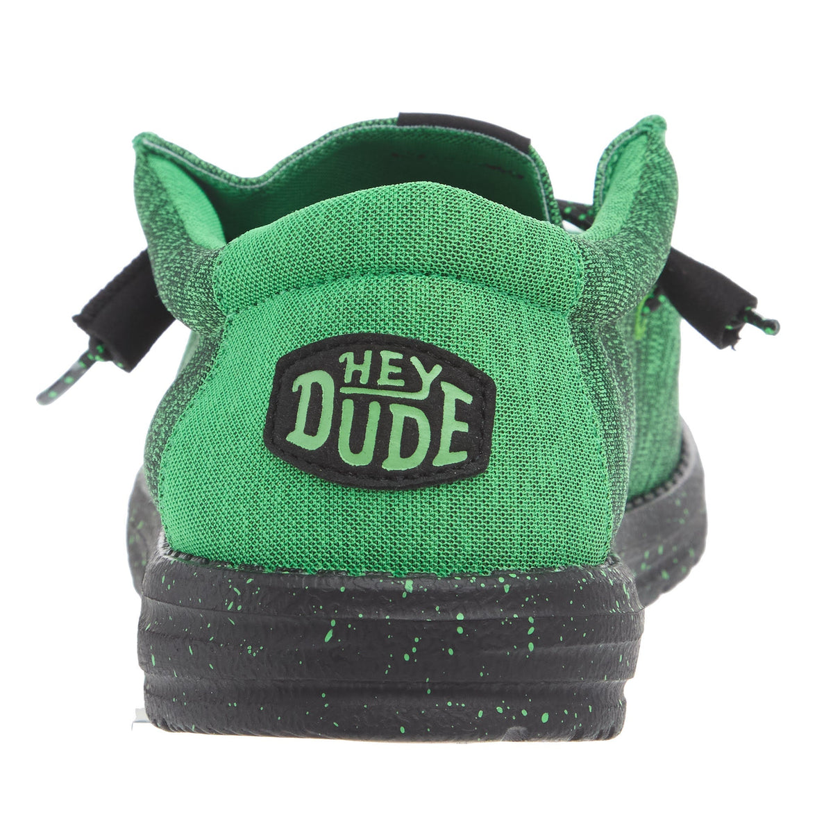 Hey Dude Men`s Green Wally Sport Knit Casual Shoe