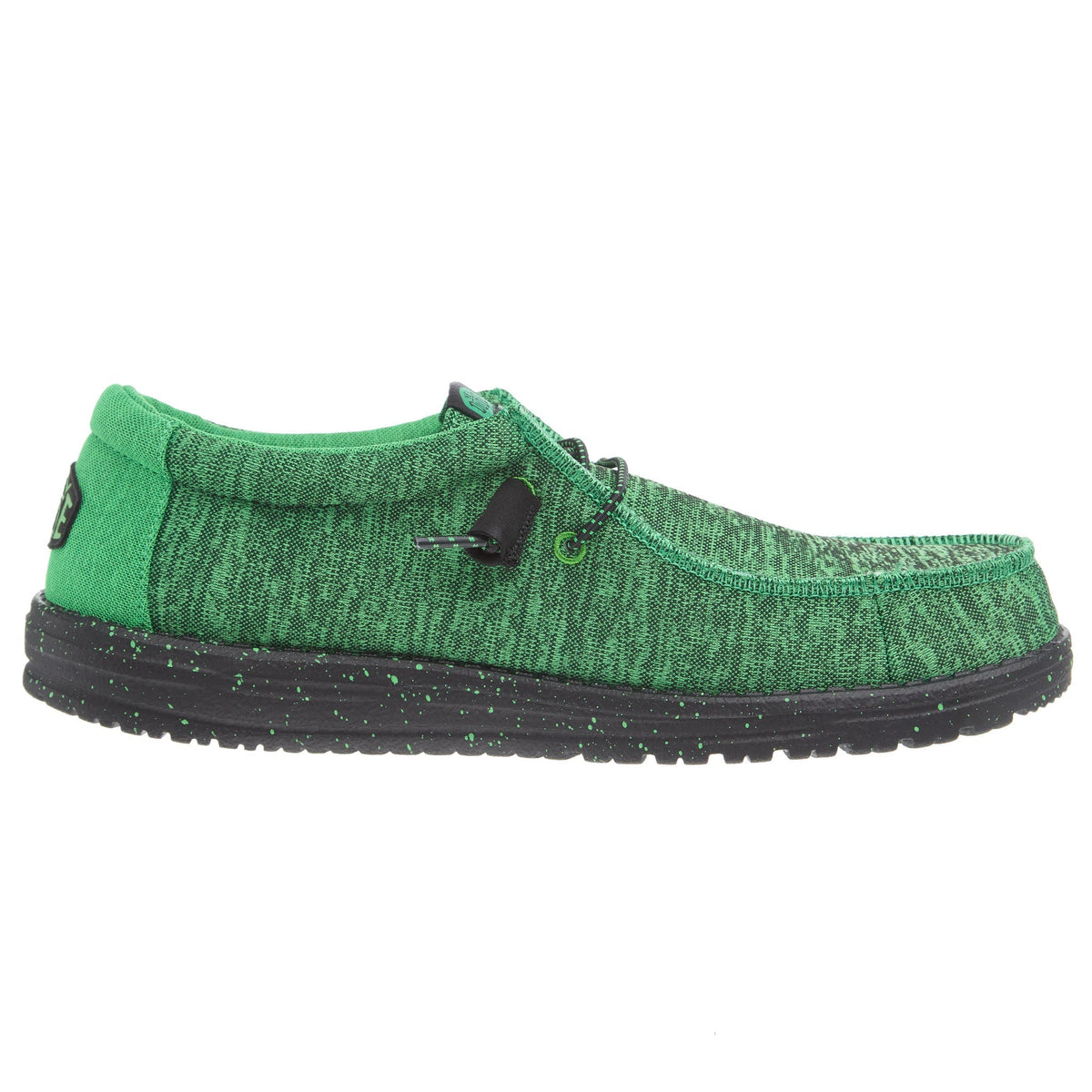 Hey Dude Men`s Green Wally Sport Knit Casual Shoe