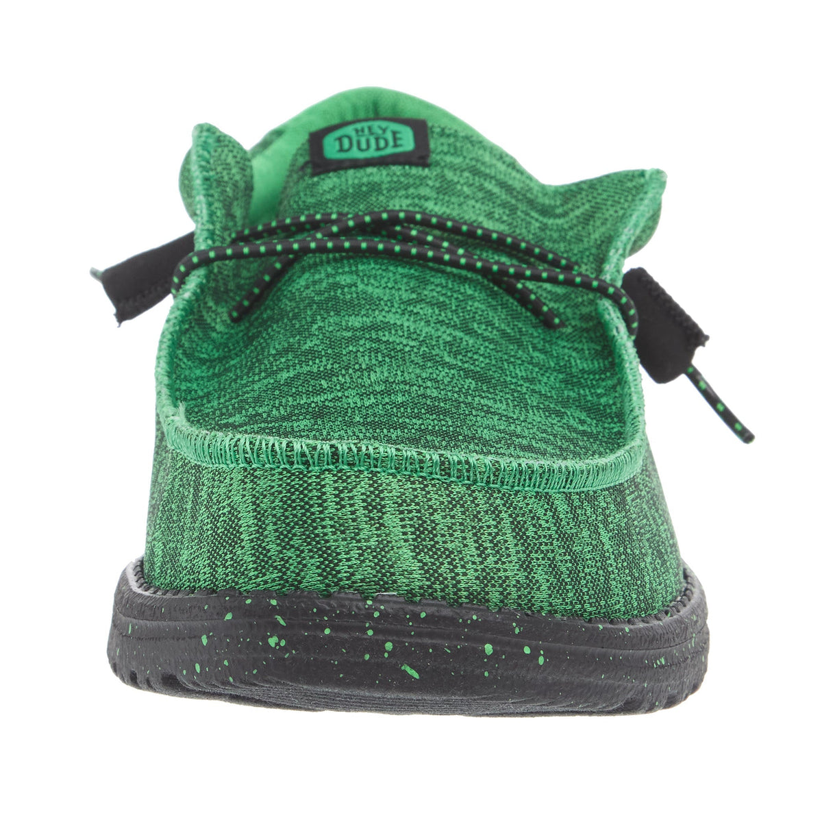 Hey Dude Men`s Green Wally Sport Knit Casual Shoe