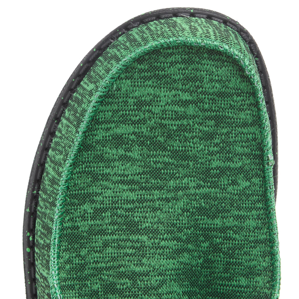 Hey Dude Men`s Green Wally Sport Knit Casual Shoe