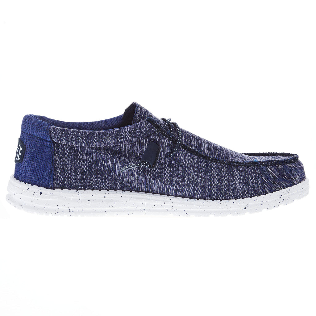 Hey Dude Mens Blue Wally Sport Knit Casual