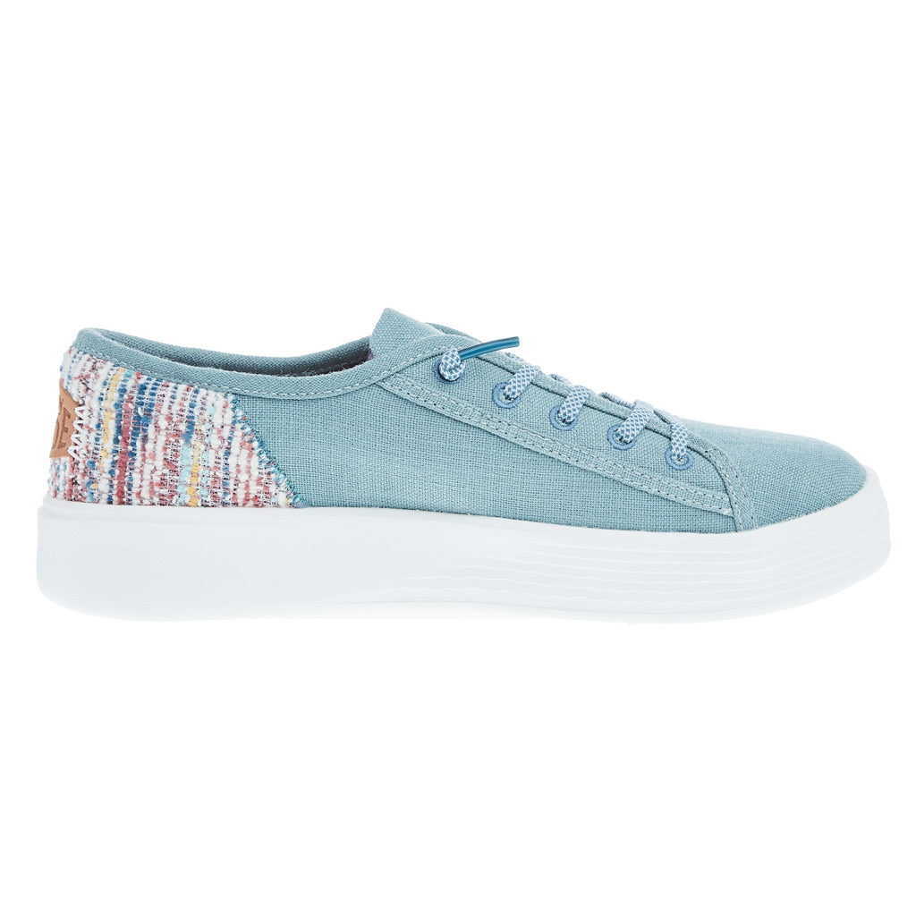 Hey Dude Women's Cody Craft Linen Aqua Casual