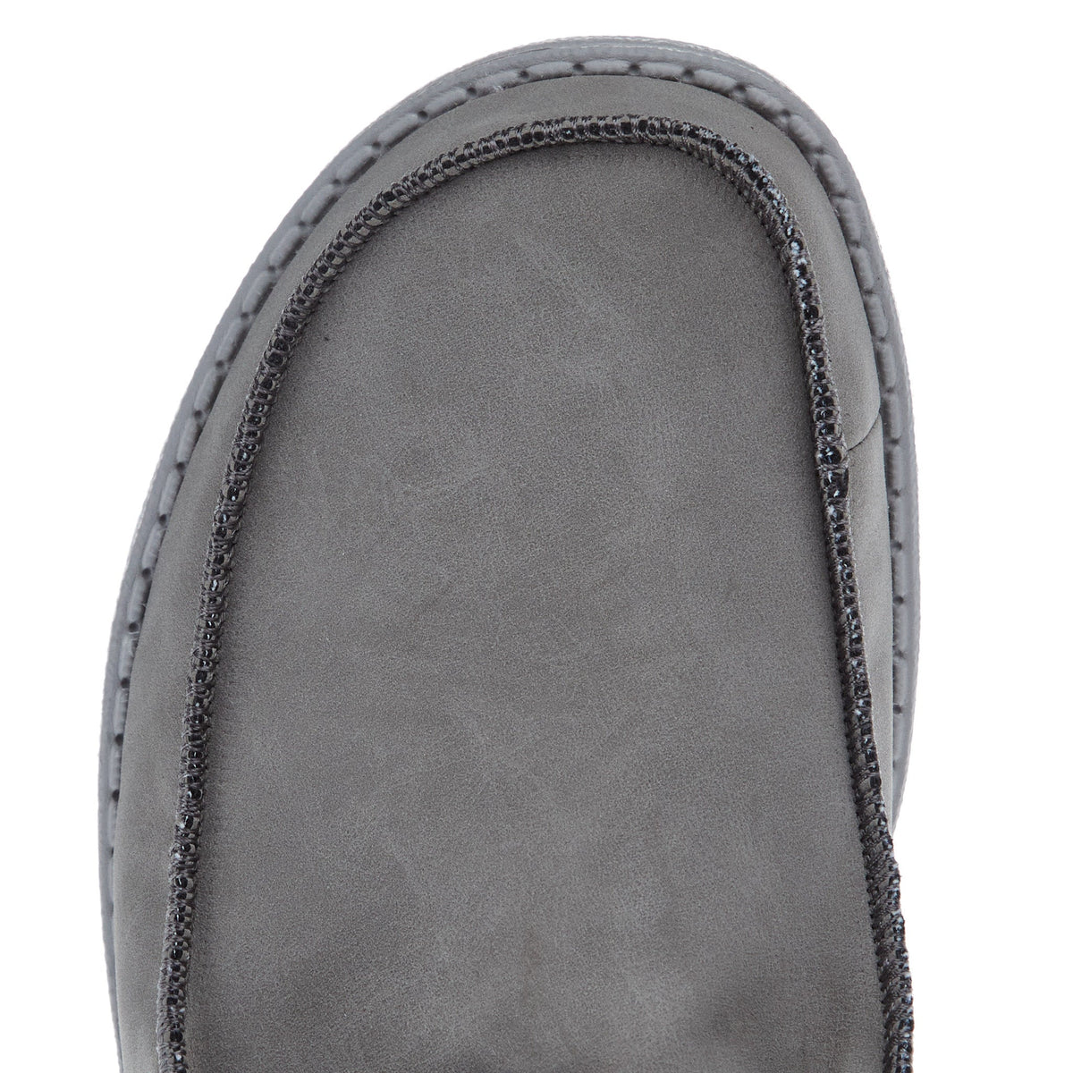 Hey Dude Men's Grey Wally Fabricated Leather Casual