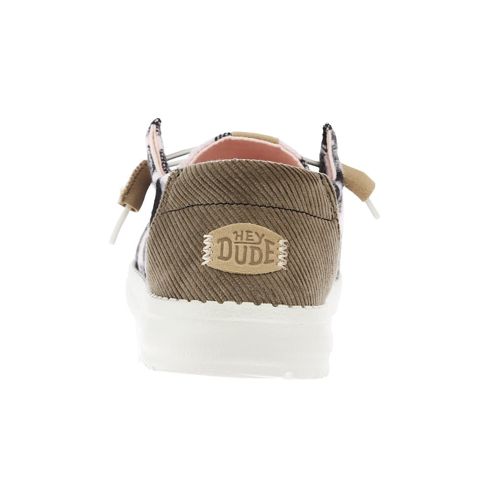 Hey Dude Women`s Wendy Buffalo Plaid Pink Casual