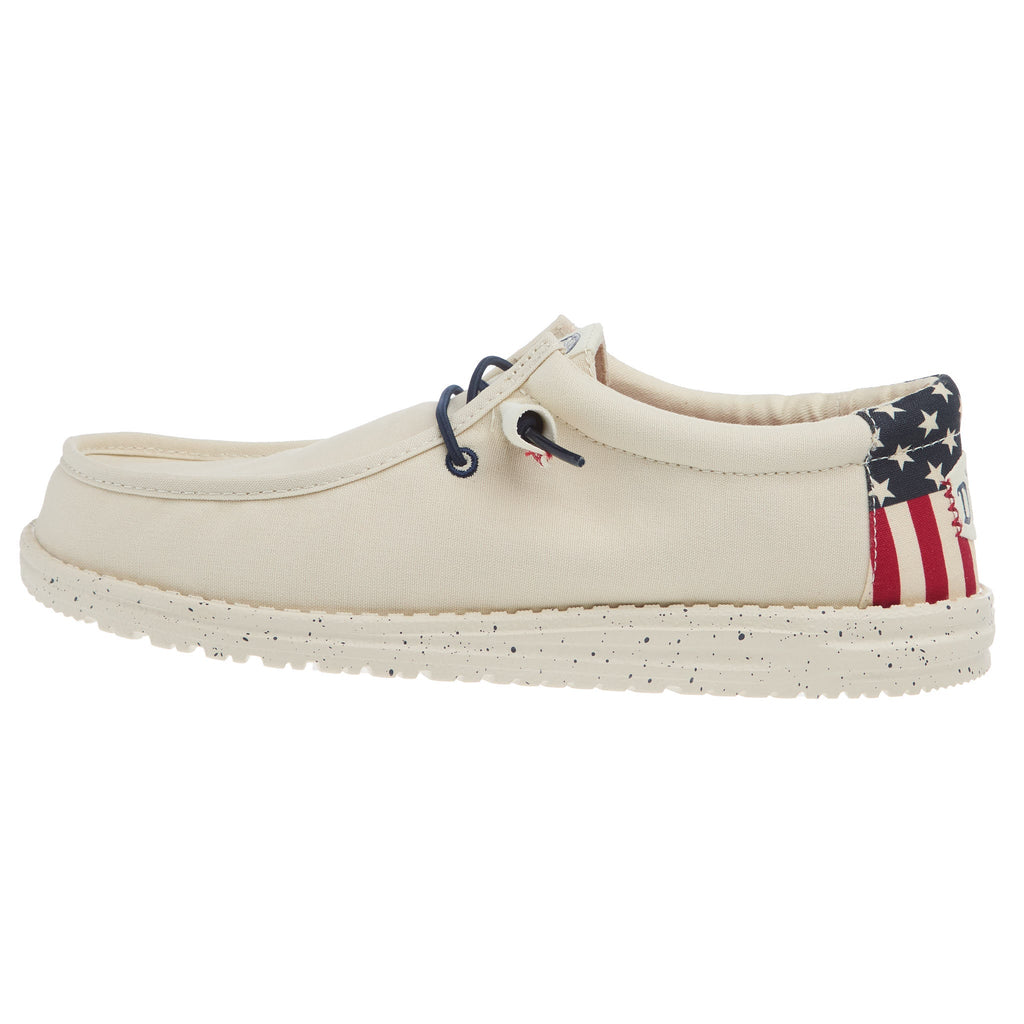 Hey Dude Men`s Wally Americana Casual Shoe