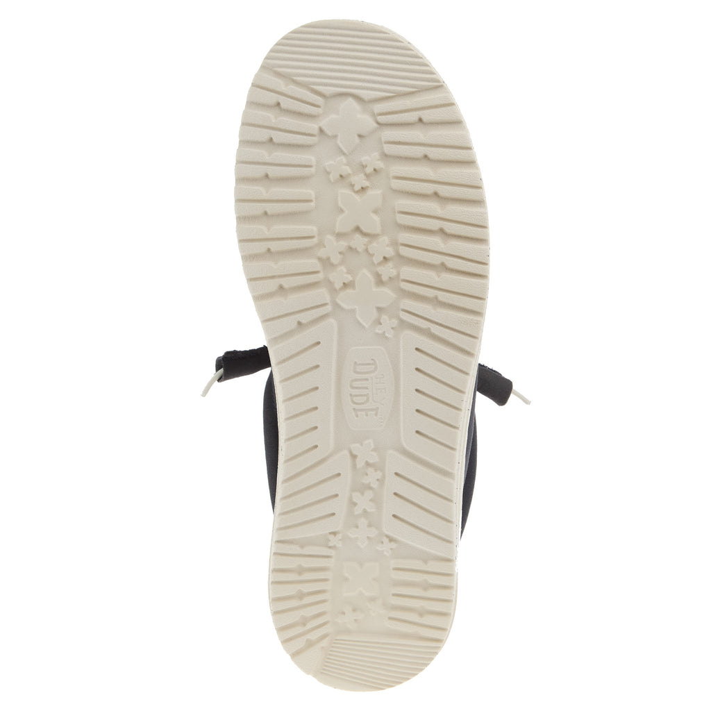 Hey Dude Mens Wally Americana White Casual Shoe