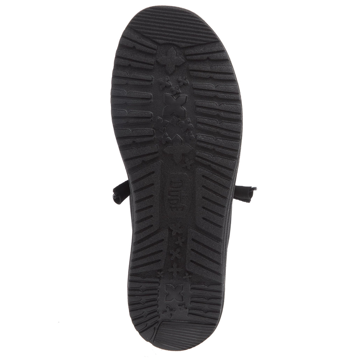 Hey Dude Men's Wally Canvas Black On Black Casual Shoe