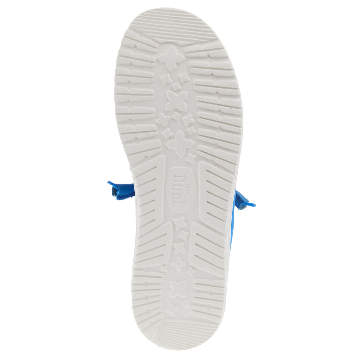 Hey Dude Mens Wally Canvas Blue Casual Shoe