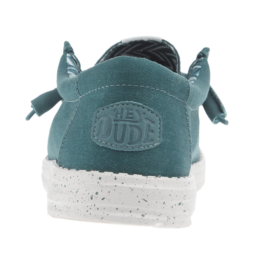 Hey Dude Mens North Atlantic Wally Stretch Canvas Casual Shoe