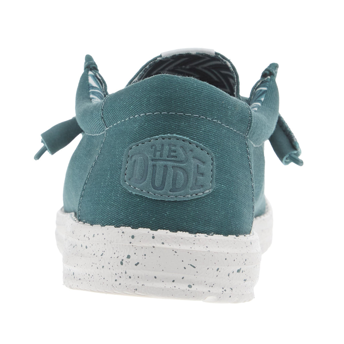 Hey Dude Mens North Atlantic Wally Stretch Canvas Casual Shoe