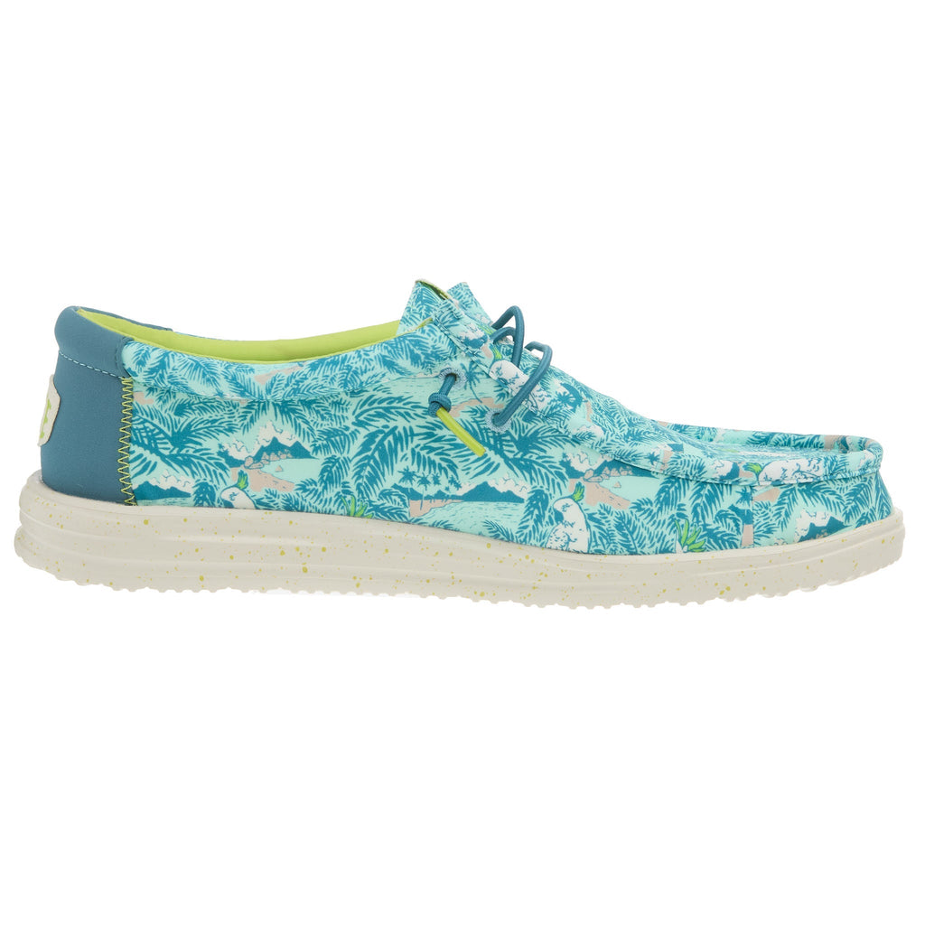 Hey Dude Men's Wally Tropical Blue Casual Shoe