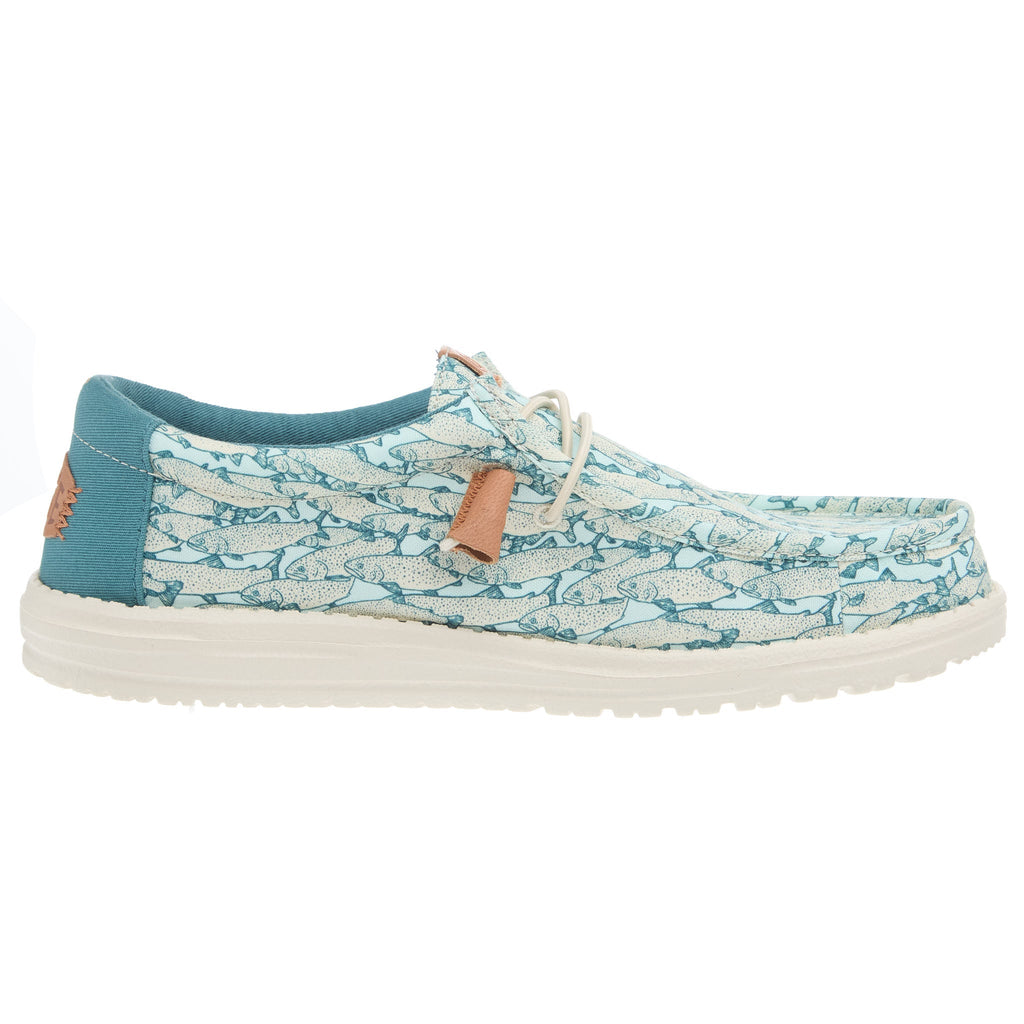 Hey Dude Men's Wally Fish Camo Casual Shoe