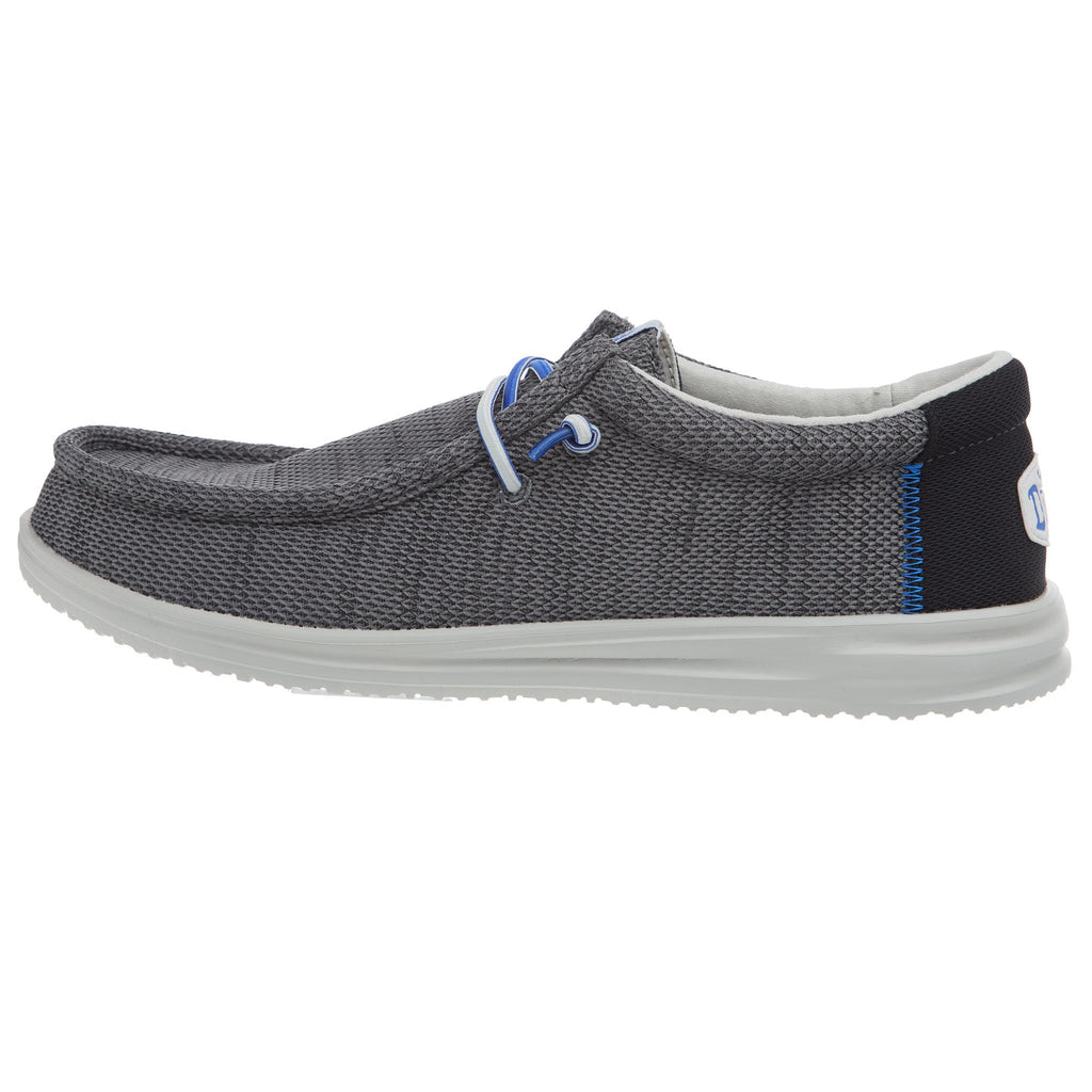 Hey Dude Men`s Wally H2O Mesh Black Casual Shoe