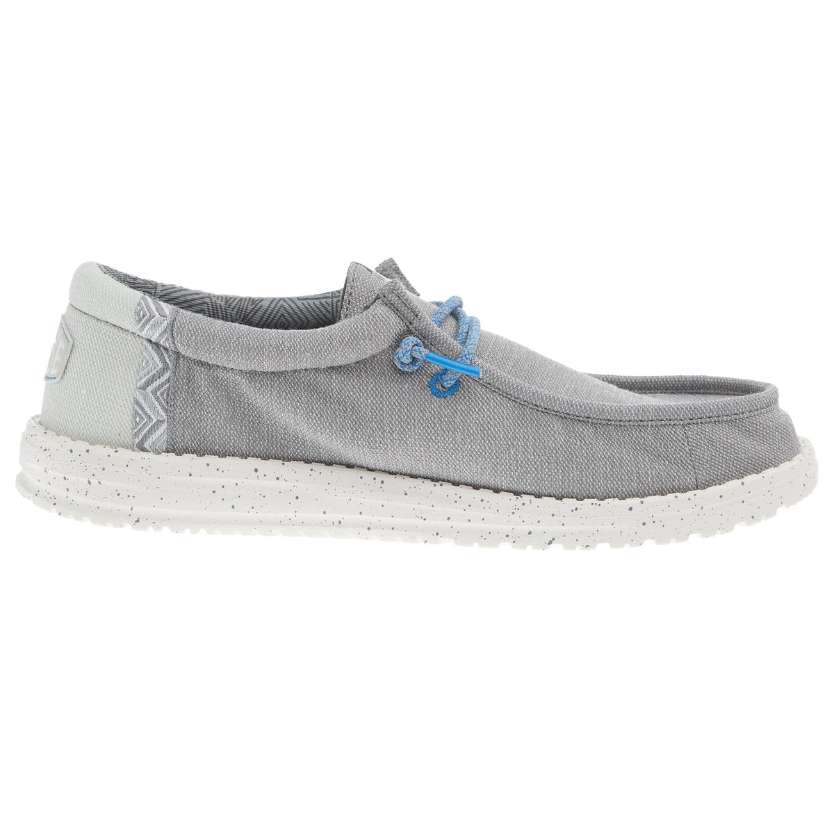 Hey Dude Men's Wally Coastline Grey Casual Shoe