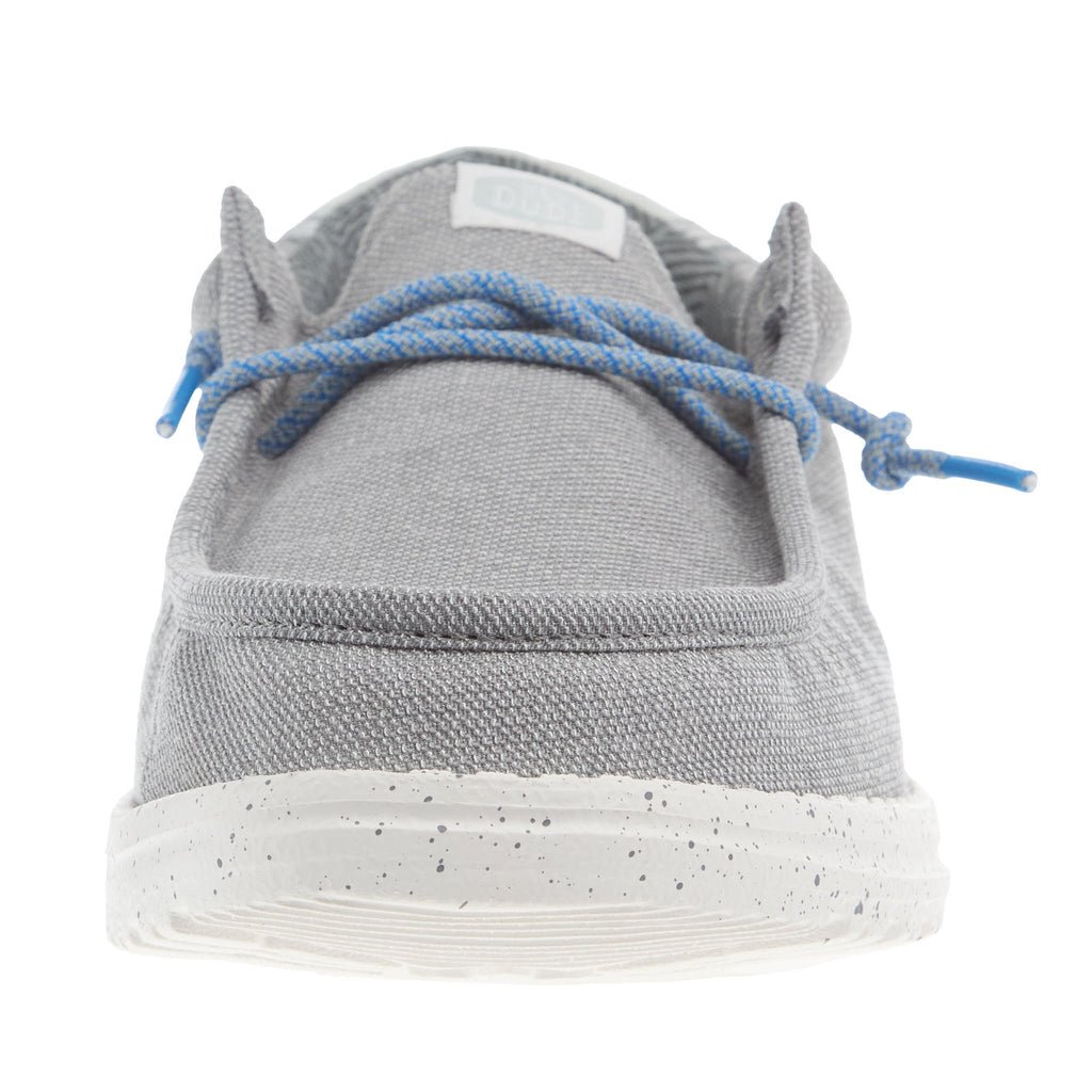 Hey Dude Men's Wally Coastline Grey Casual Shoe