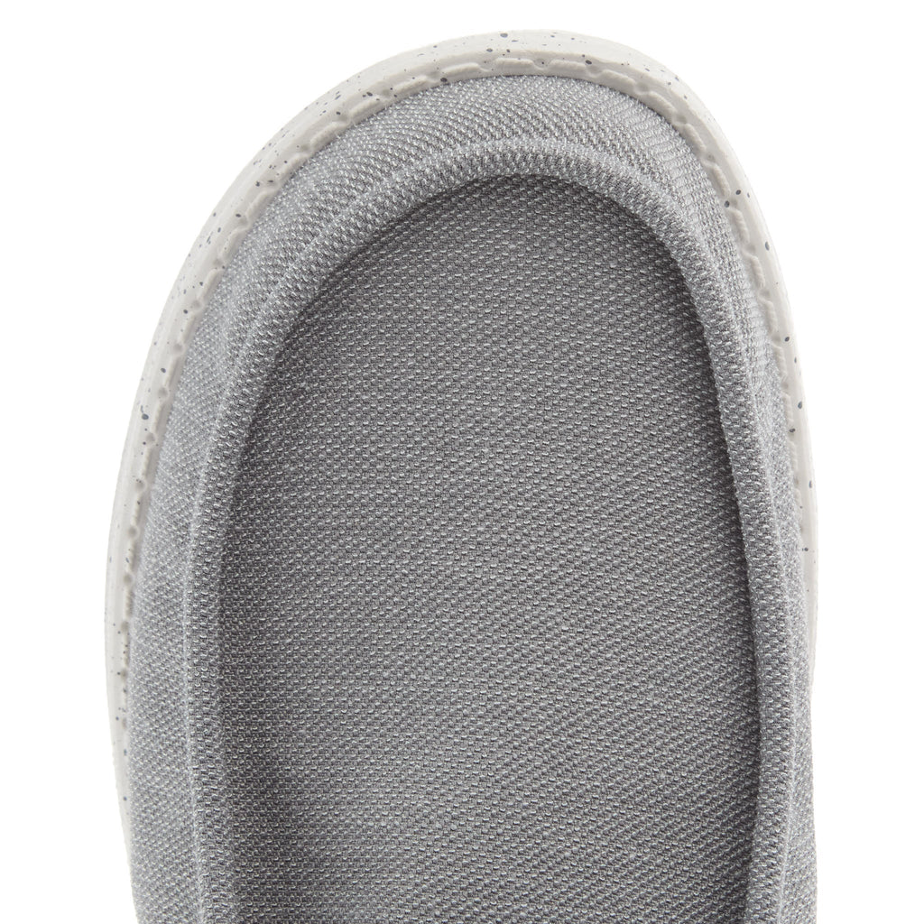 Hey Dude Men's Wally Coastline Grey Casual Shoe