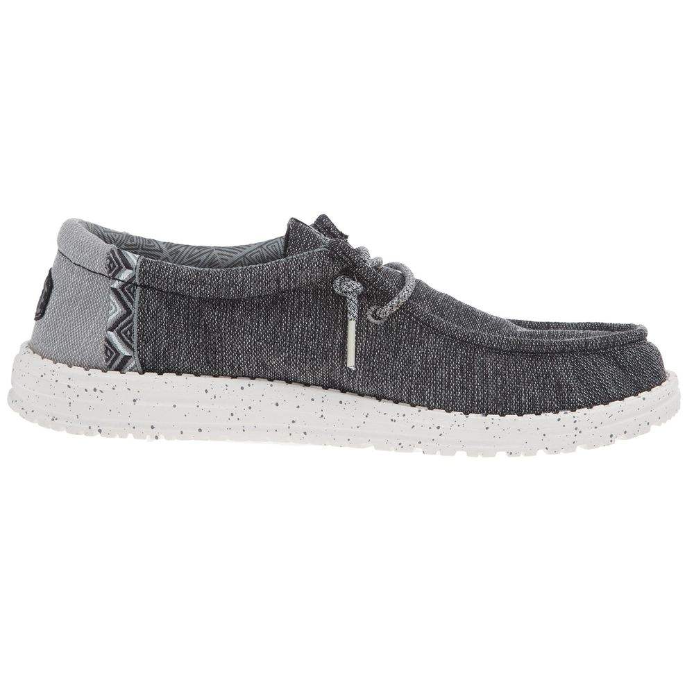 Hey Dude Men's Wally Coastline Black Casual Shoe