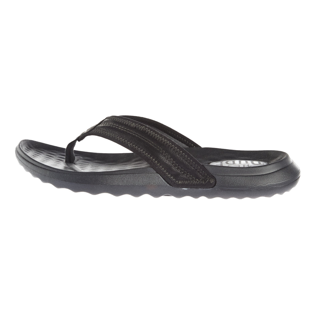 Hey Dude Men`s Myers Classic Black Flip Flop
