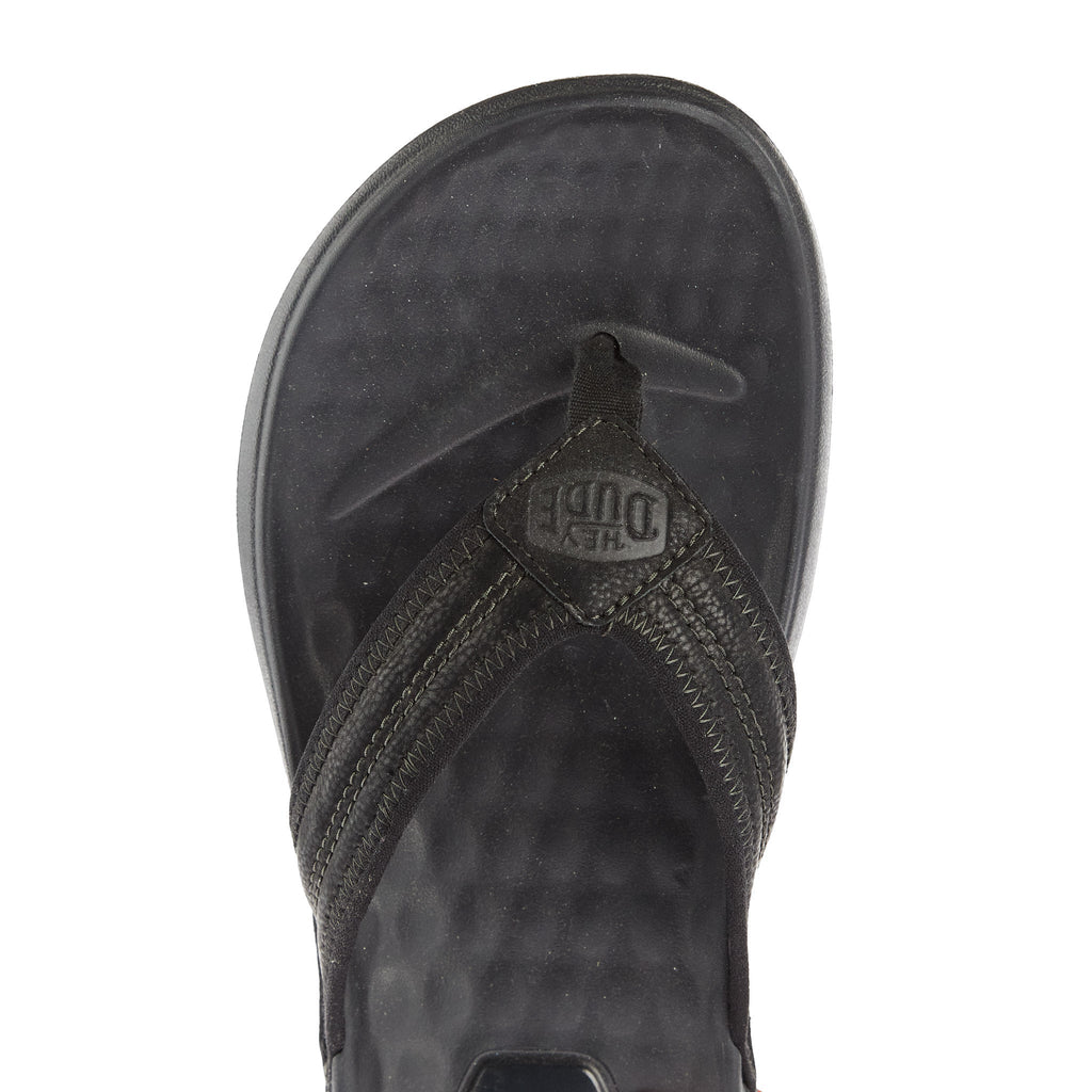 Hey Dude Men`s Myers Classic Black Flip Flop