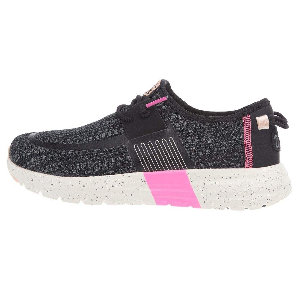 Hey Dude Women's Sirocco W Sport Stripe Black Casual