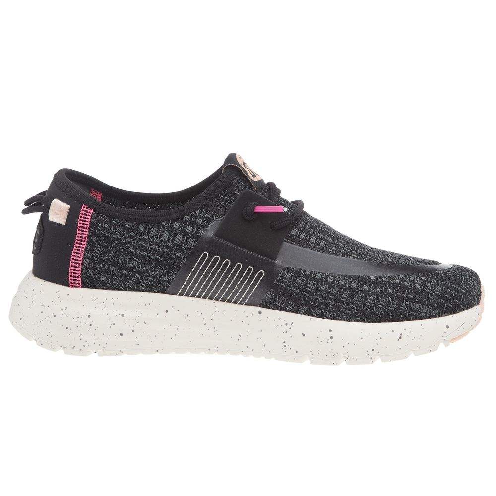 Hey Dude Women's Sirocco W Sport Stripe Black Casual