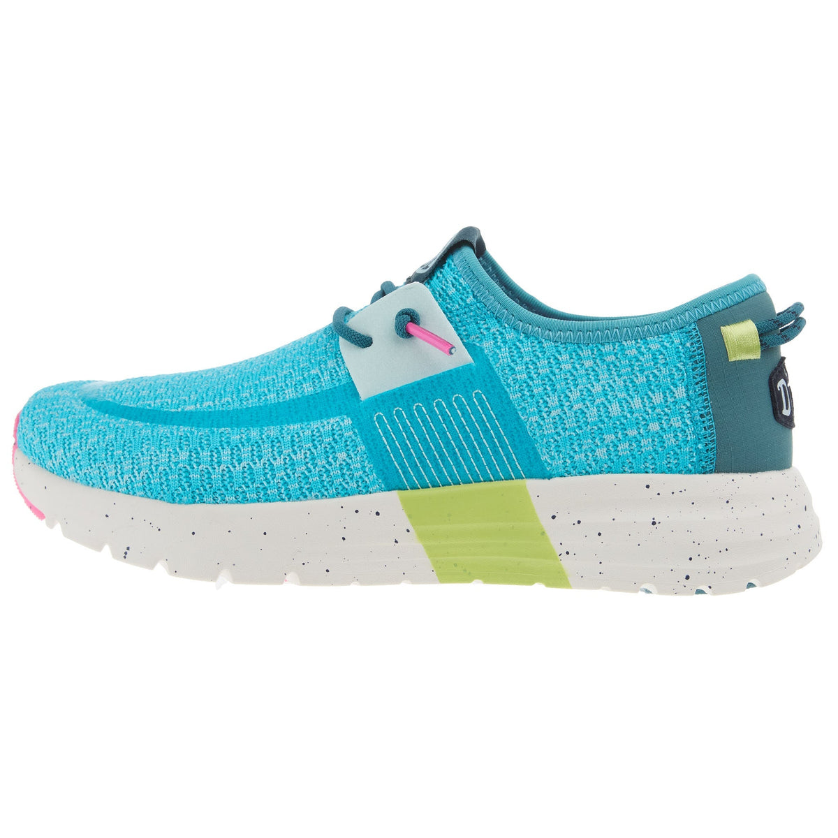 Hey Dude Womens Sirocco W Sport Stripe Teal Casual