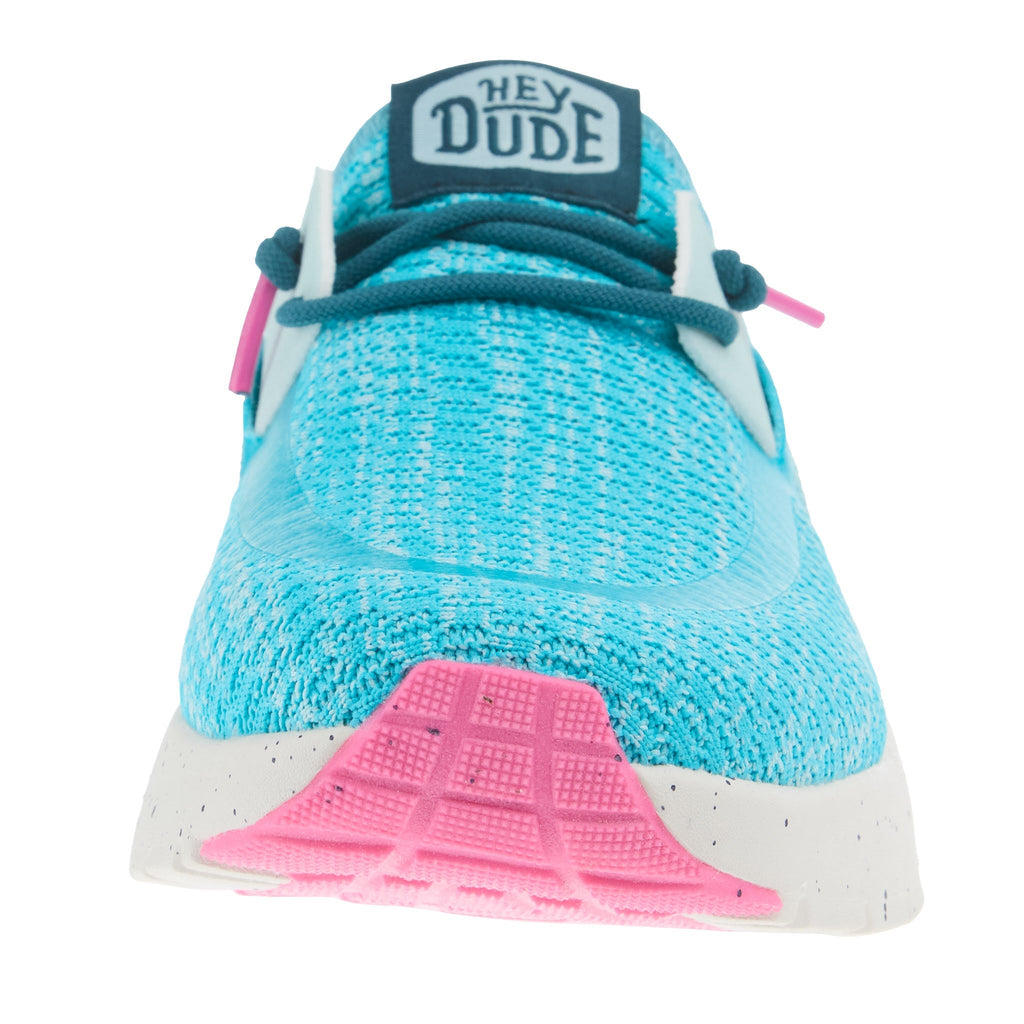 Hey Dude Womens Sirocco W Sport Stripe Teal Casual