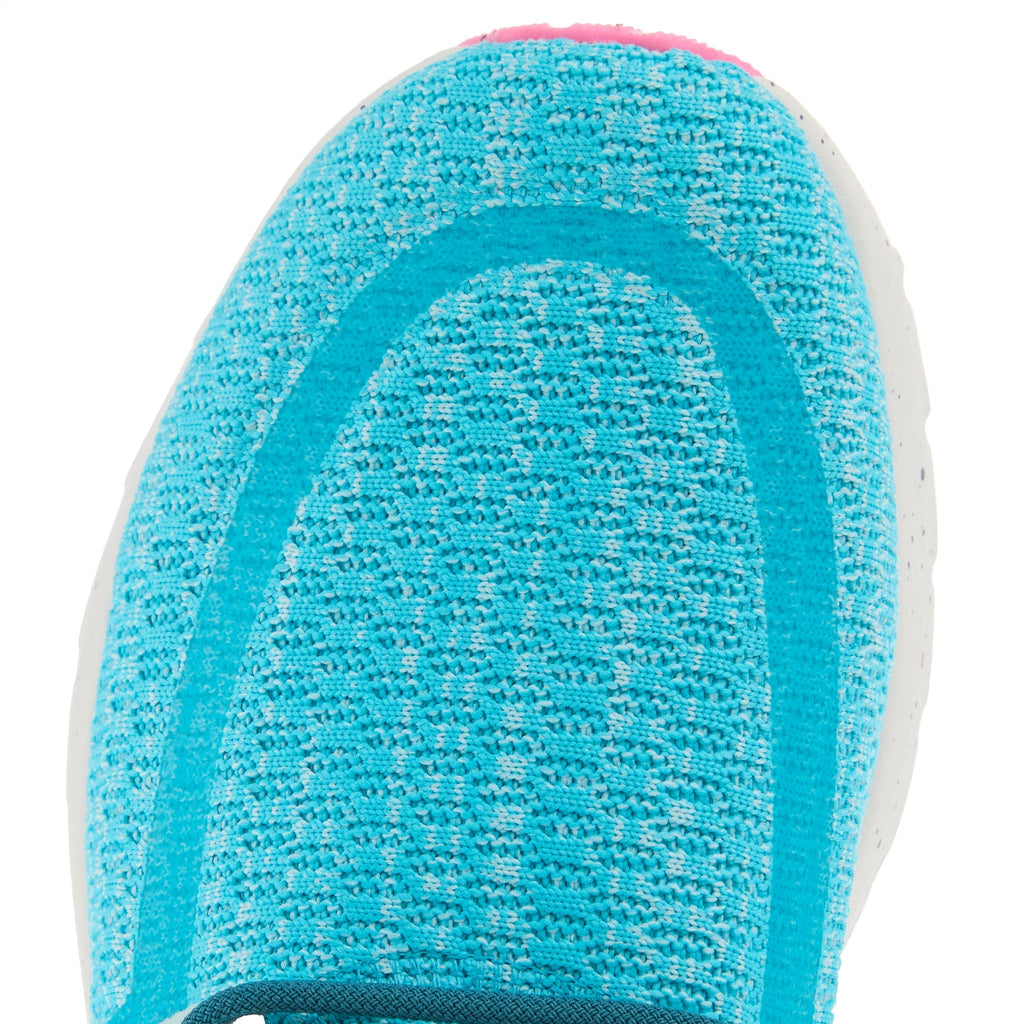 Hey Dude Womens Sirocco W Sport Stripe Teal Casual