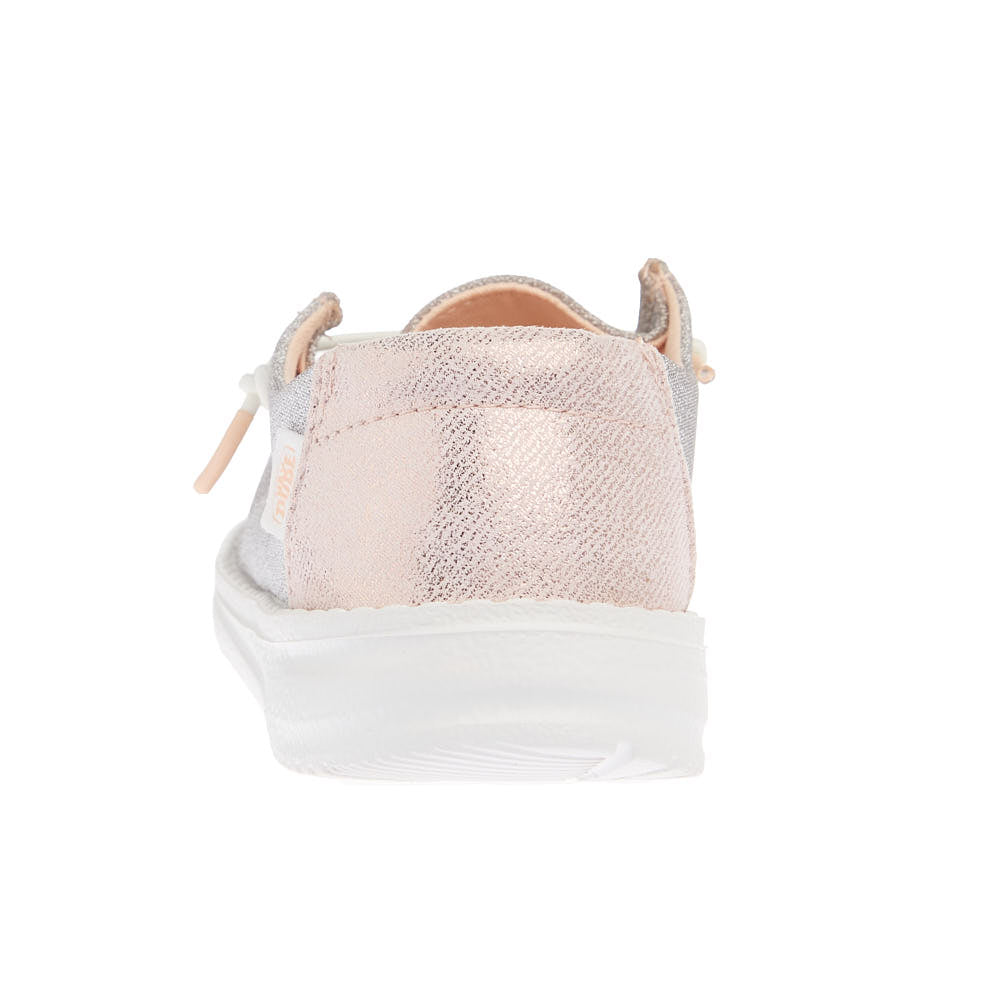 Hey Dude Youth Wendy Rose Gold Metallic Sparkle