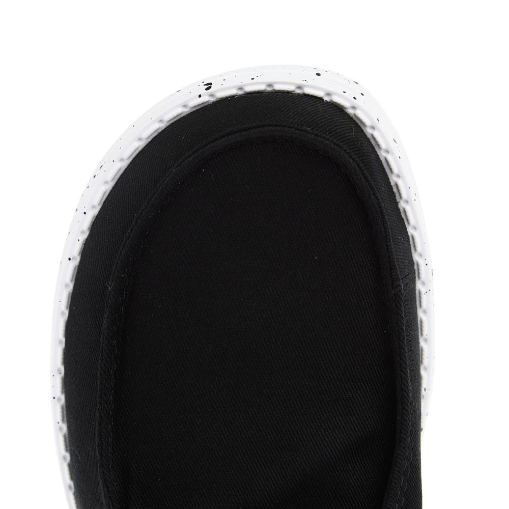 Hey Dude Women's Wendy Stretch Canvas Black Casual