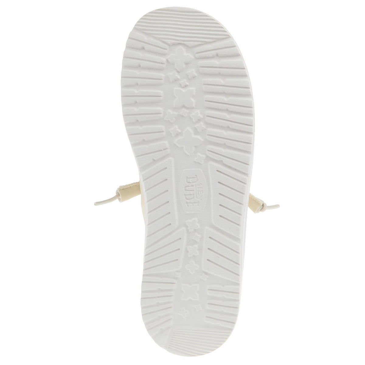 Hey Dude Womens Wendy Canvas Off White Casual Shoe