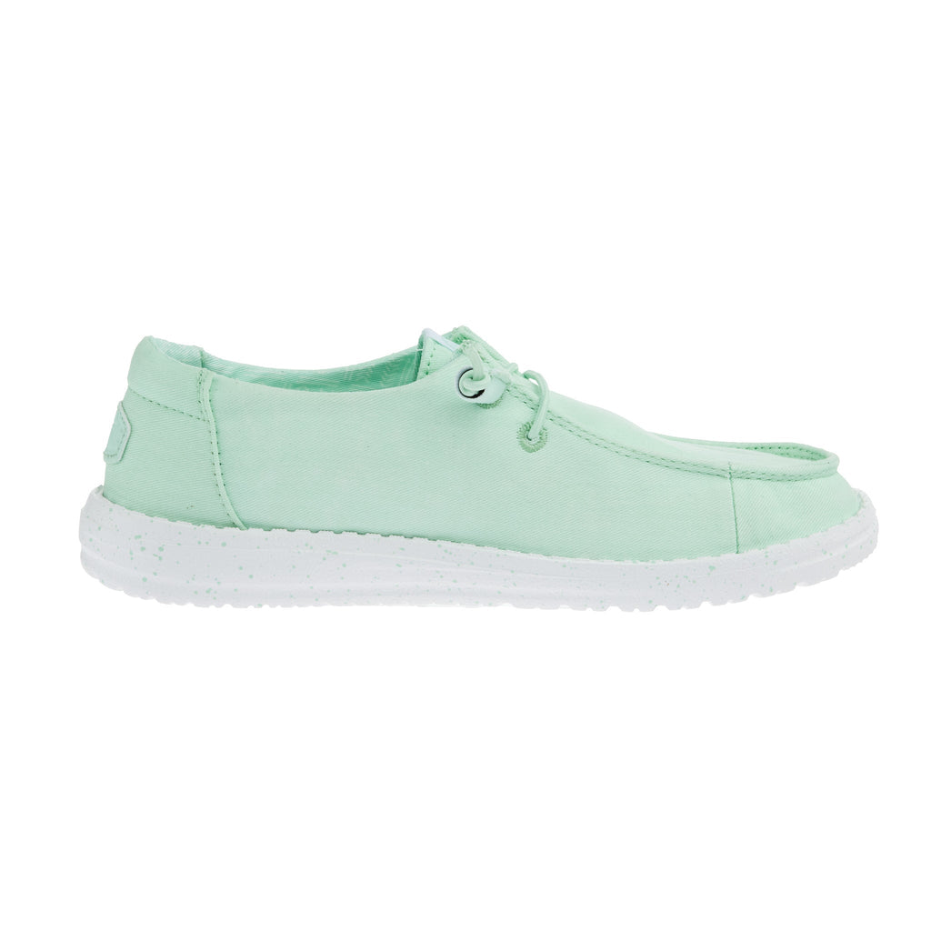 Hey Dude Women`s Bay Blue Wendy Stretch Canvas Casual