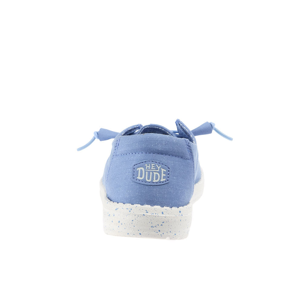 Hey Dude Women's Wendy Stretch Canvas Hydrangea Blue Casual