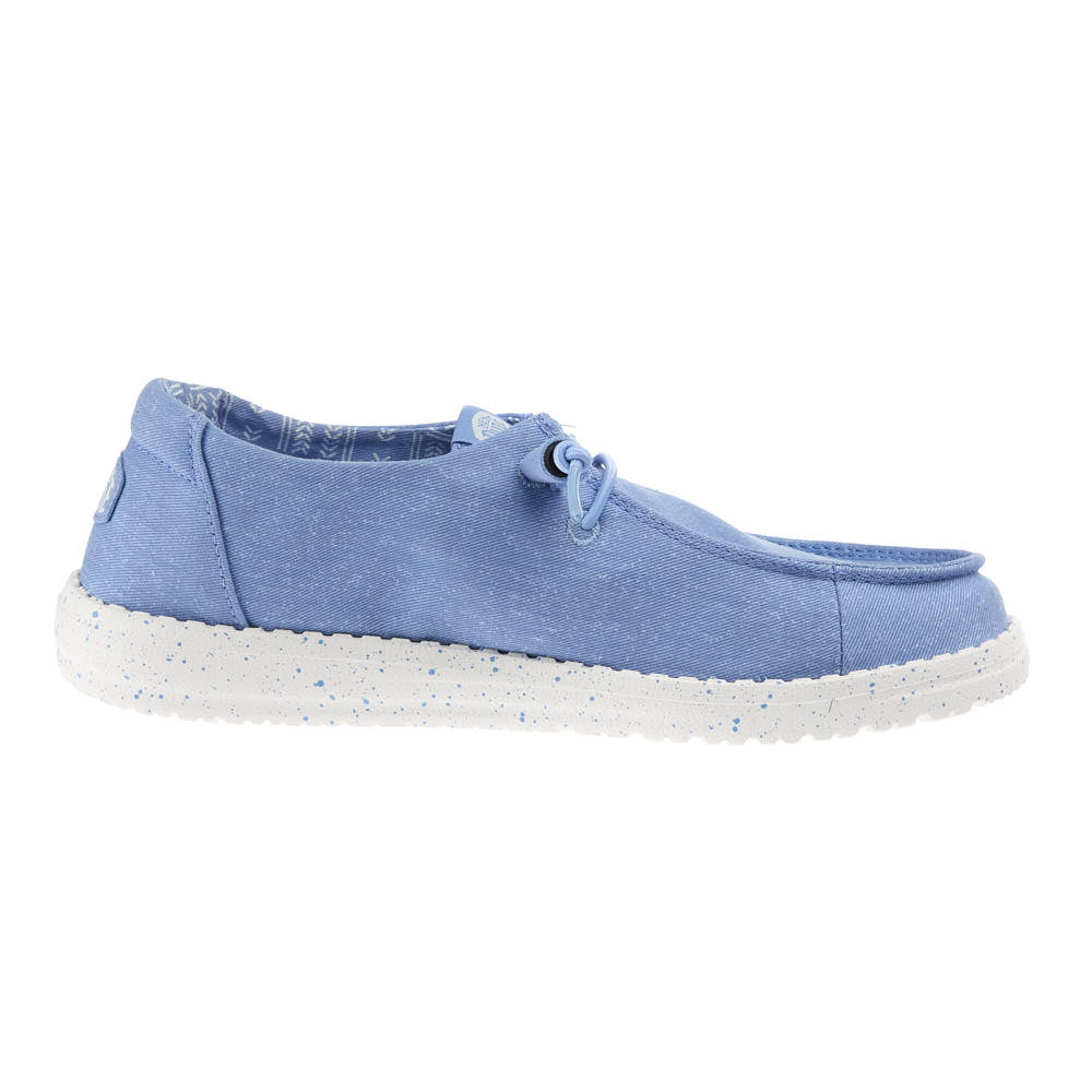 Hey Dude Women's Wendy Stretch Canvas Hydrangea Blue Casual