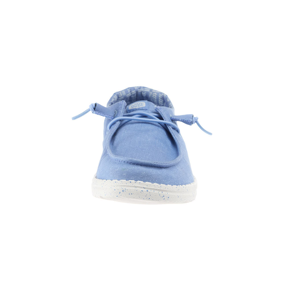 Hey Dude Women's Wendy Stretch Canvas Hydrangea Blue Casual