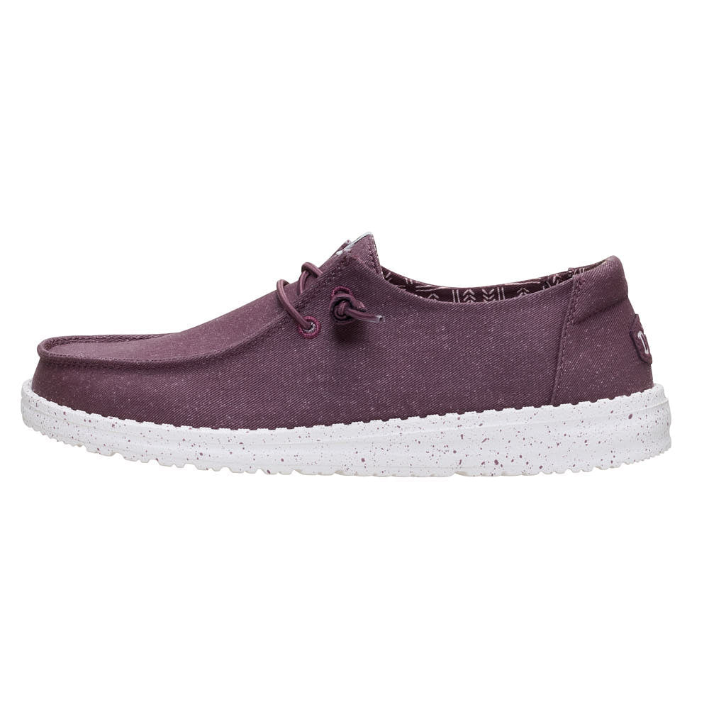 Hey Dude Women's Wendy Stretch Canvas Huckleberry Casual