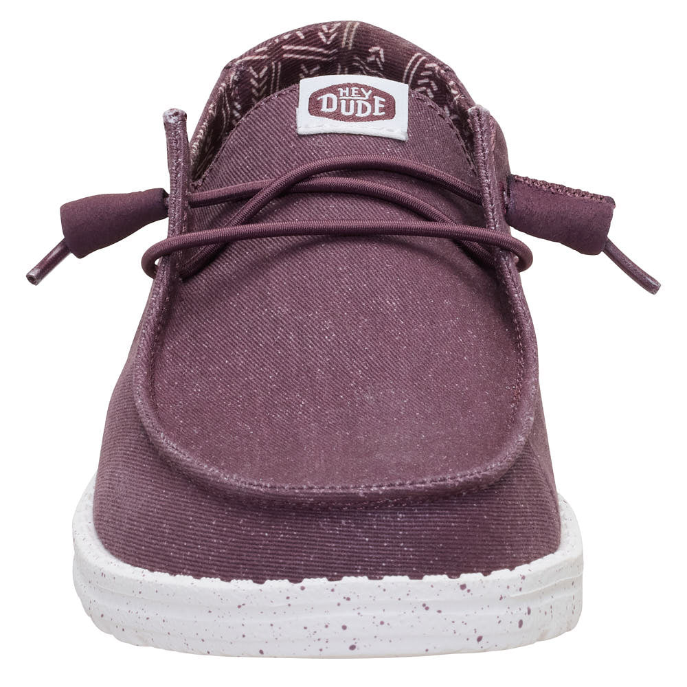 Hey Dude Women's Wendy Stretch Canvas Huckleberry Casual